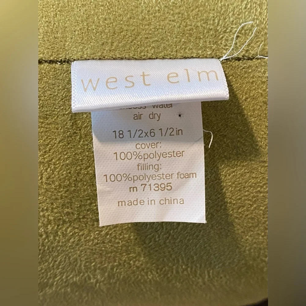 West Elm Bolster Pillow